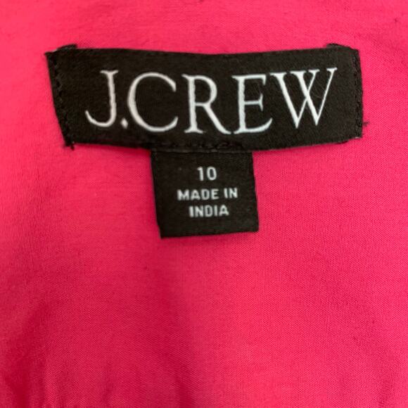 J. Crew Garçon Shirt in Pink Garment-dyed Cotton Poplin Size 10 - Picture 9 of 9